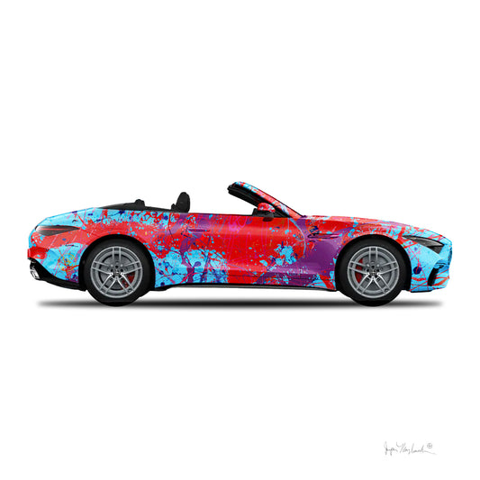 1 - Dancing Queen Car  by Jumper Maybach® (Print on Paper)