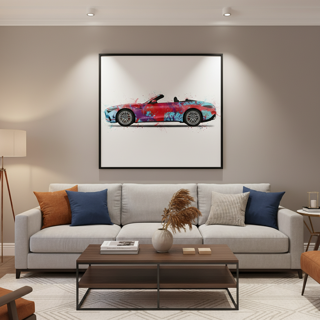 1 - Art Car Canvas Print Dancing Queen by Jumper Maybach® (Print on Canvas) - Jumper Maybach