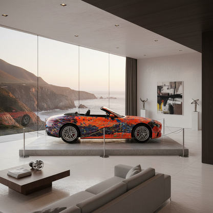 1 - Orange Eclipse Car by Jumper Maybach® (Print on Paper)