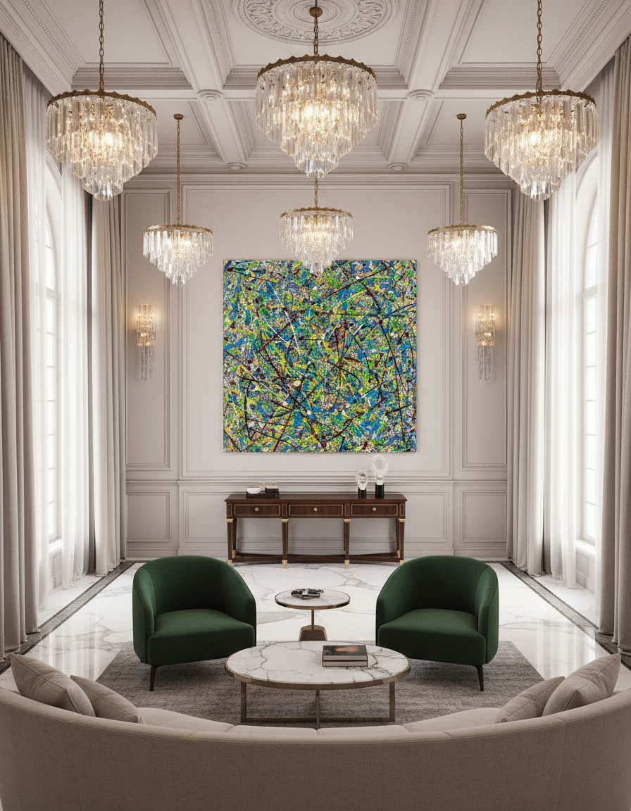 Cosmic Glee  (Print on Canvas) - Jumper Maybach