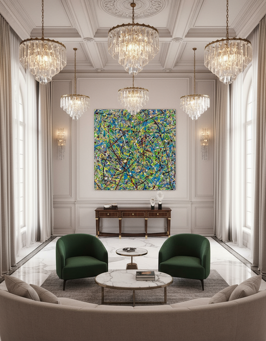 Cosmic Glee  (Print on Canvas) - Jumper Maybach