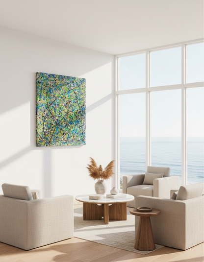 Cosmic Glee - Original Painting - Jumper Maybach