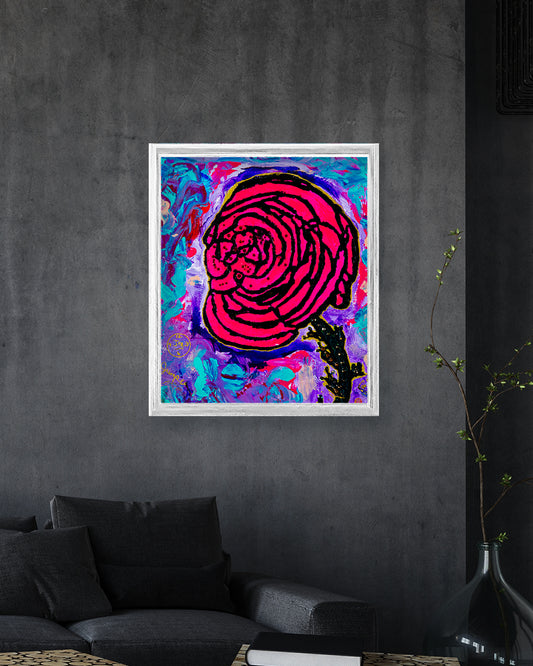 Cotton Candy Rose (Print on Paper) - Jumper Maybach