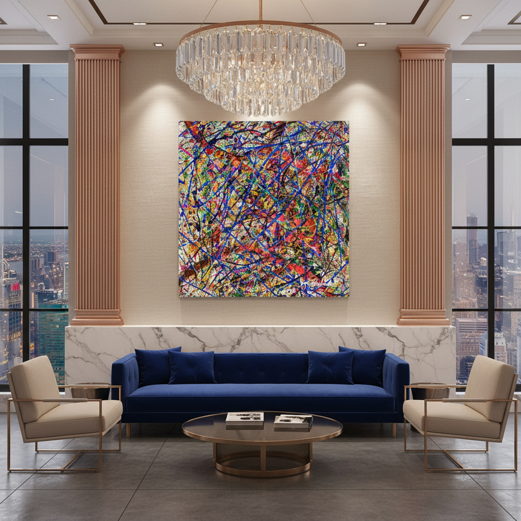 Deep Dimensions (Print on Canvas) - Jumper Maybach