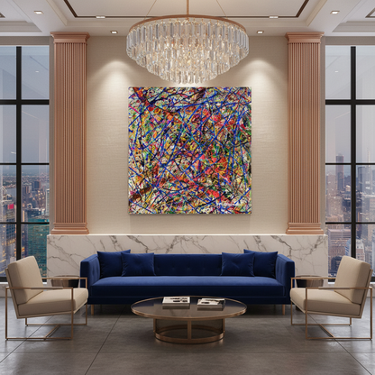 Deep Dimensions (Print on Canvas) - Jumper Maybach