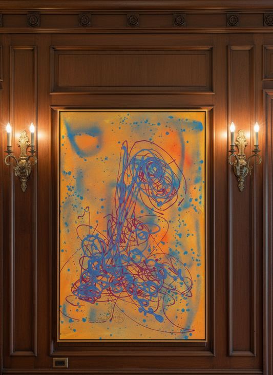 Dino Clownsaurs - Original Painting - Jumper Maybach