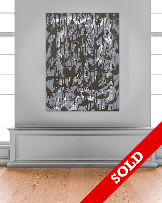 Gray Mood - Original Painting - Jumper Maybach