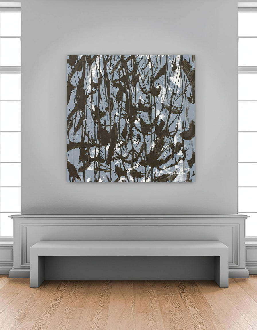 Gray Mood  (Print on Canvas) - Jumper Maybach