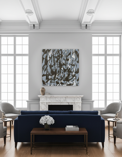 Gray Mood  (Print on Canvas) - Jumper Maybach