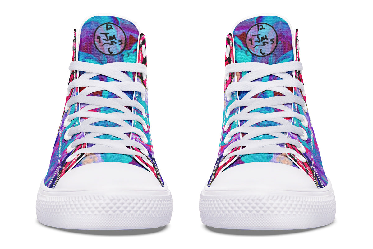 Cotton Candy Rose Hightops