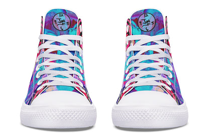 Cotton Candy Rose Hightops