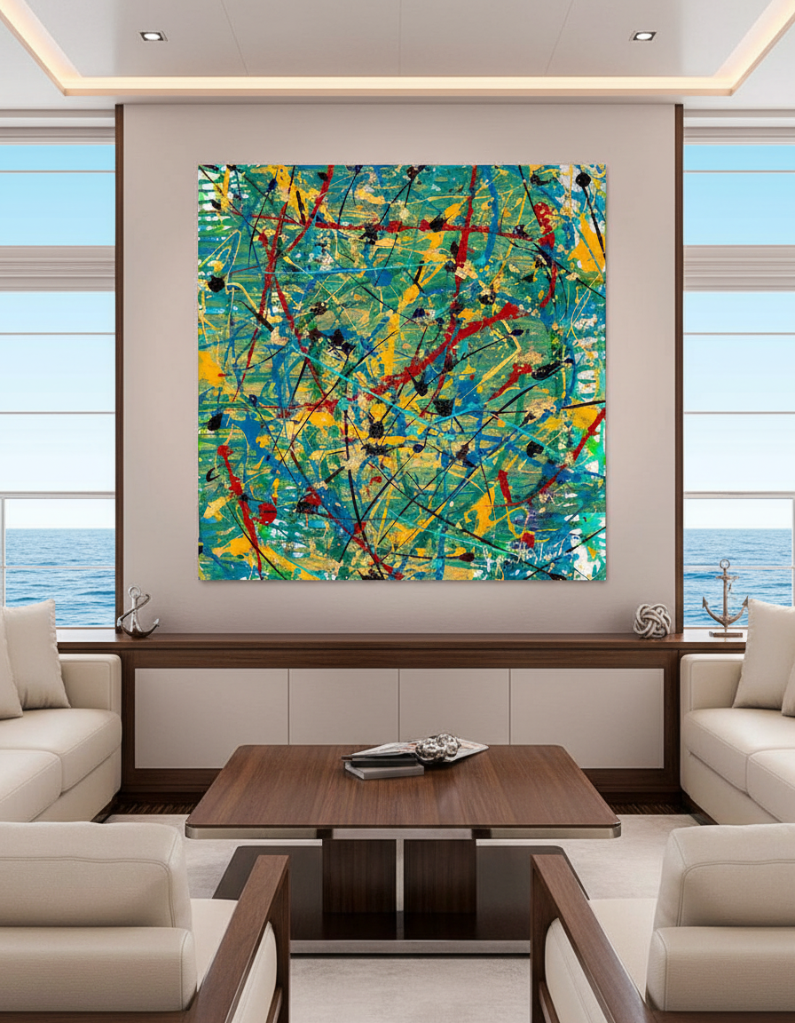 Jumper's Hug Constellation  (Print on Canvas) - Jumper Maybach