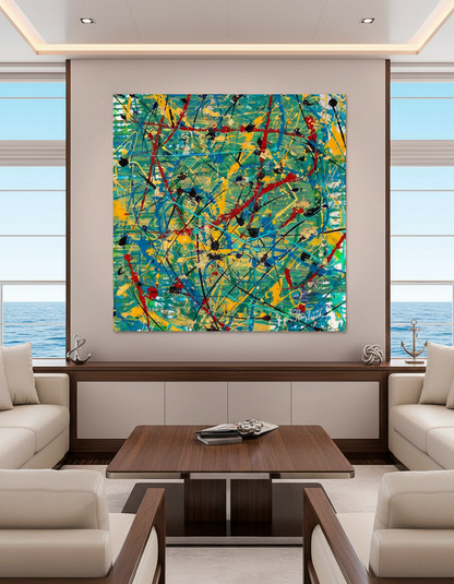 Jumper's Hug Constellation  (Print on Canvas) - Jumper Maybach