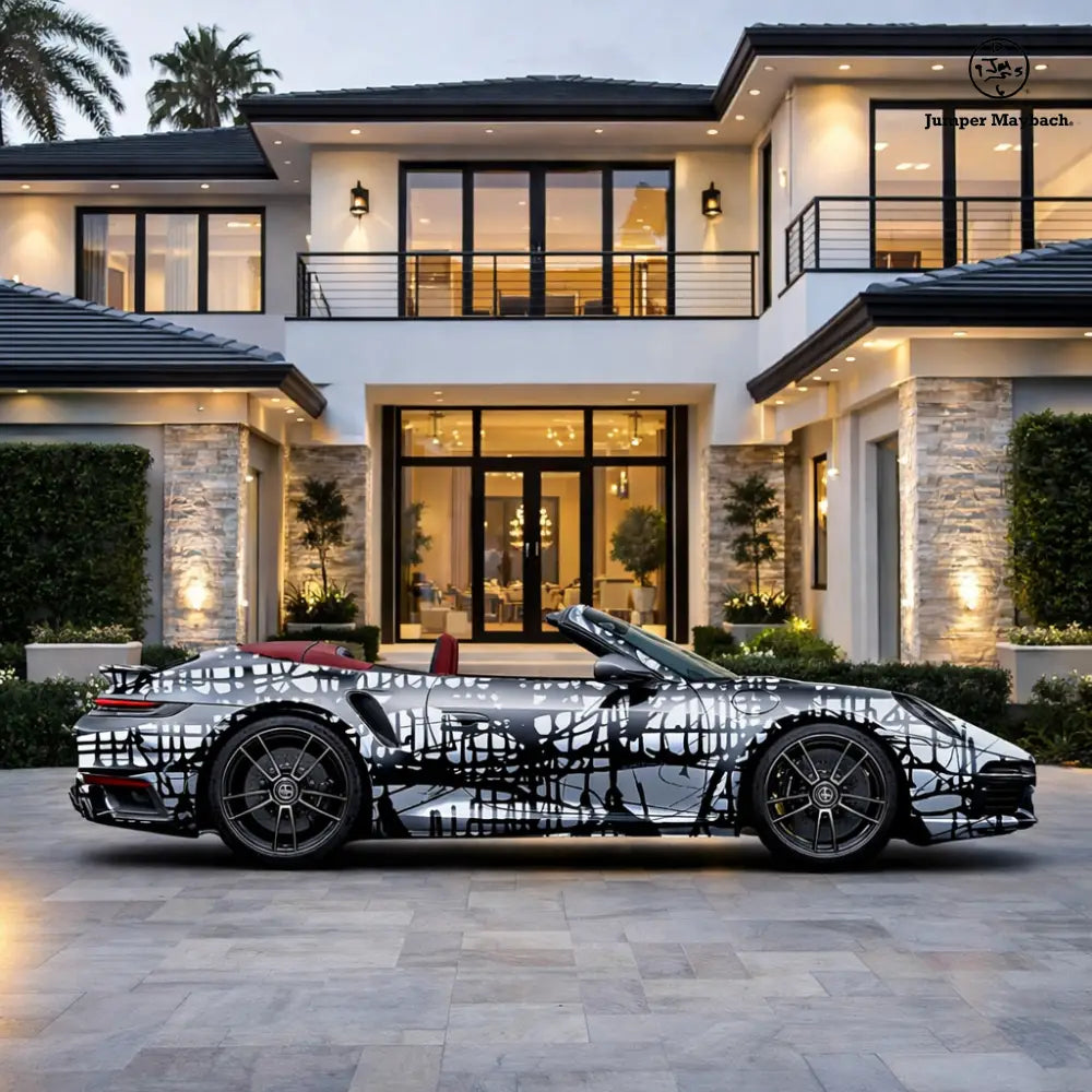 1 - Dark Matrix Car  by Jumper Maybach® (Print on Canvas) - Jumper Maybach
