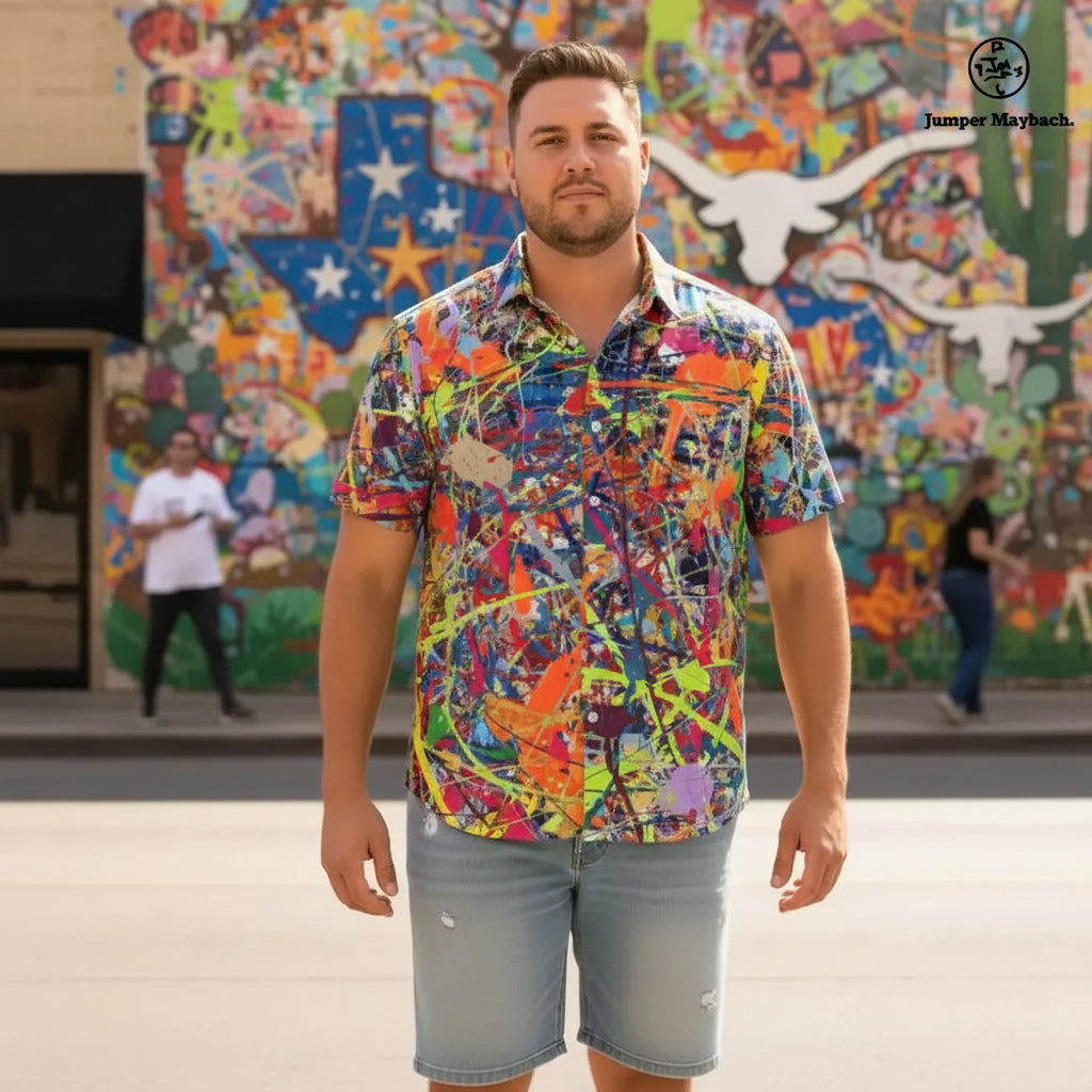 Infinite Candy Quasar PLUS SIZE Resort UNISEX Shirt by Jumper Maybach® - Jumper Maybach