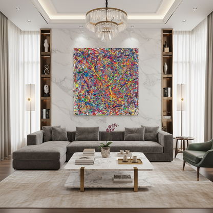 Jumper's Infinite Candy Quasar  (Embellished-Hand Signed by the Artist) - Jumper Maybach