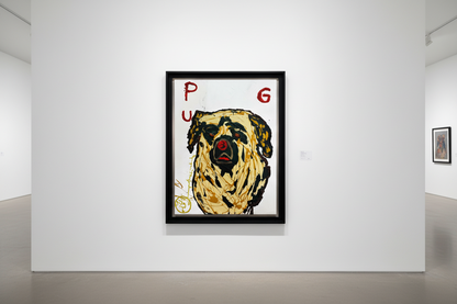 Fawn Pug - Original Painting - Jumper Maybach