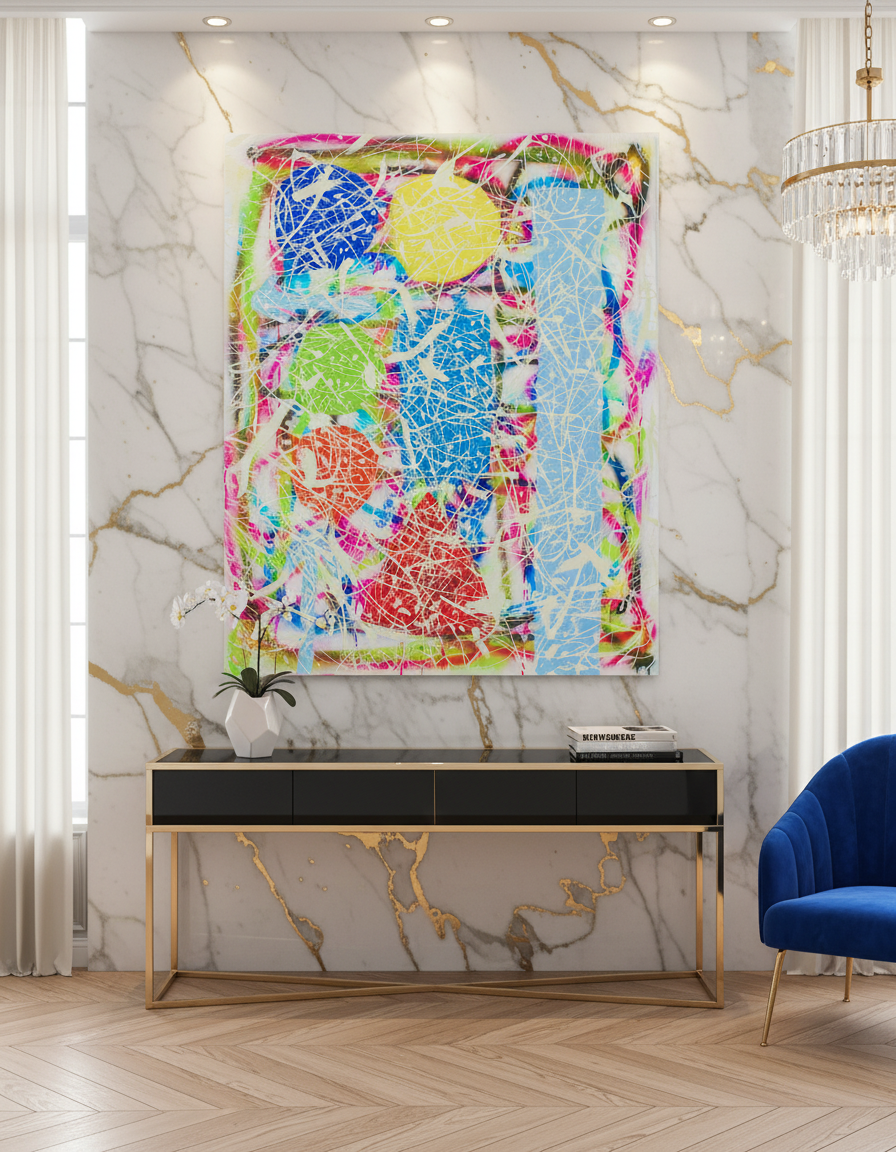 Love all Shapes - Original Painting - Jumper Maybach