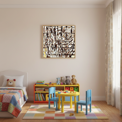 Monkey Caged - Original Painting - Jumper Maybach