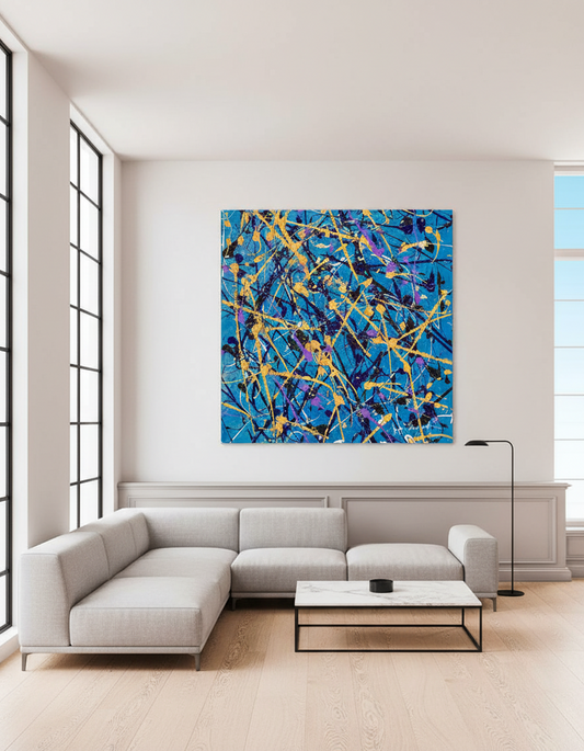 Neptune's Secret Moon  (Print on Canvas) - Jumper Maybach