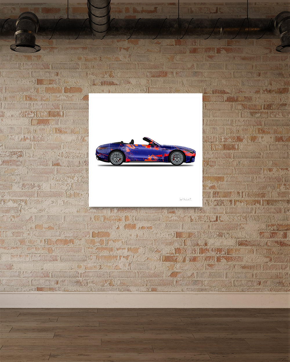 1 - New Galaxy Car by Jumper Maybach® (Print on Canvas)