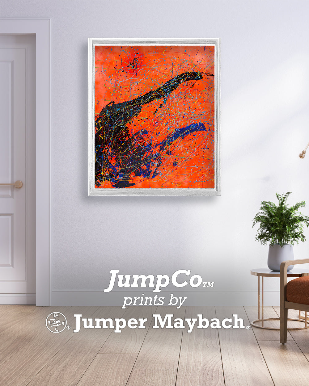 Orange Eclipse (Print on Paper) - Jumper Maybach