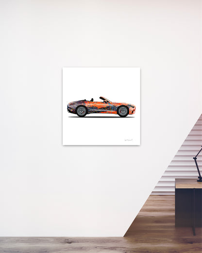 1 - Orange Eclipse Car by Jumper Maybach® (Print on Canvas)