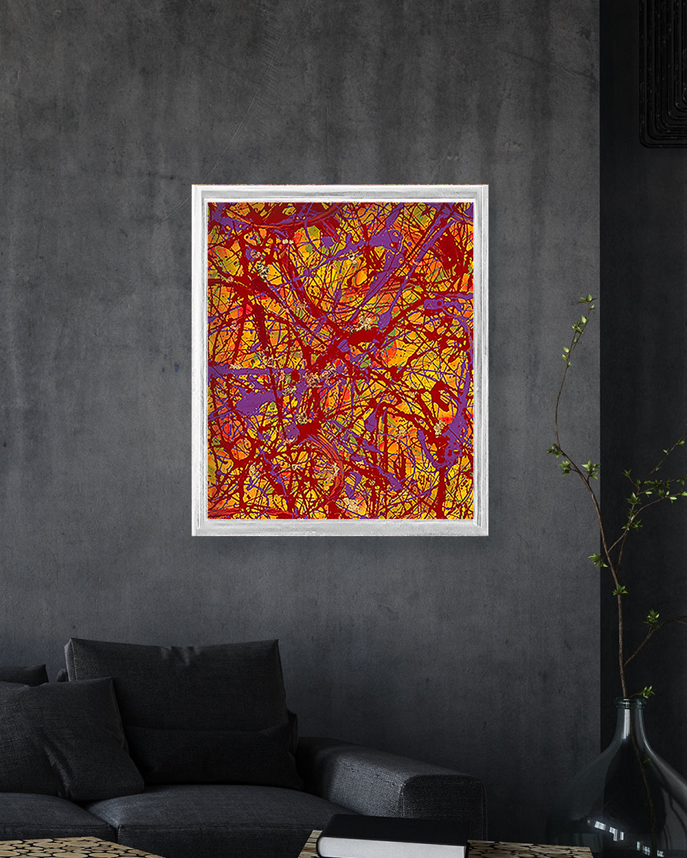 Orange Space (Print on Paper) - Jumper Maybach