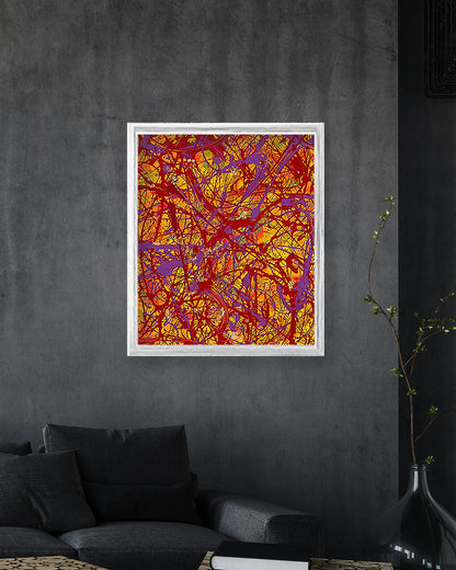 Orange Space (Print on Paper) - Jumper Maybach