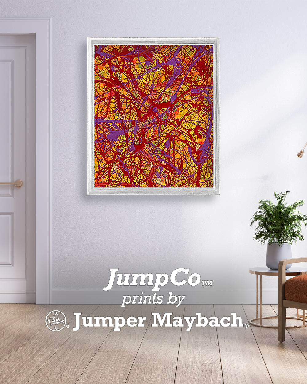 Orange Space (Print on Paper) - Jumper Maybach