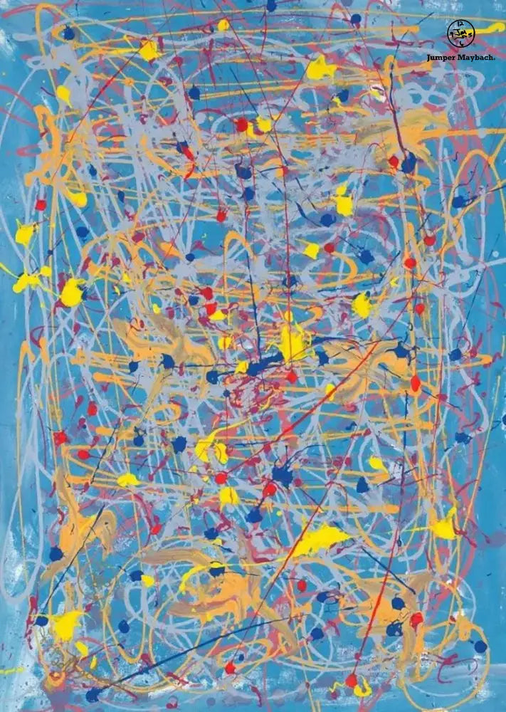 Orange Swirl - Original Painting - Jumper Maybach