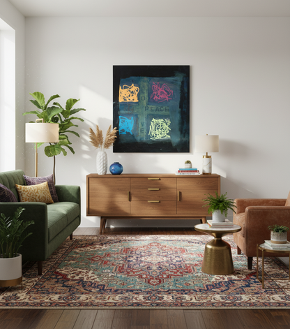 Peace & Love - Original Painting - Jumper Maybach