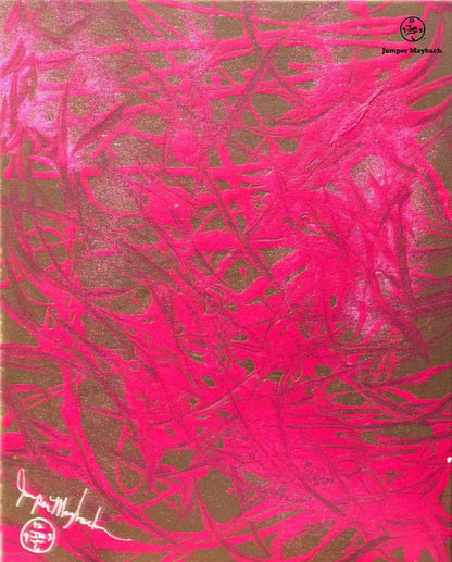 Pink Fun - Original Painting - Jumper Maybach