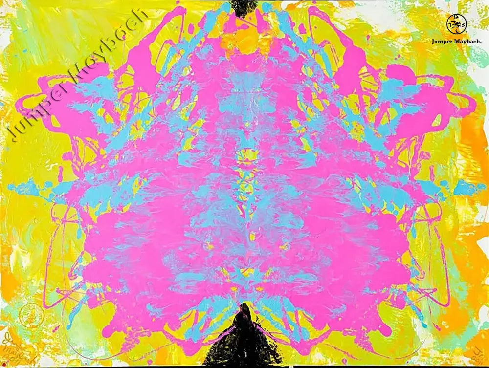 Pink Butterfly - Original Painting - Jumper Maybach