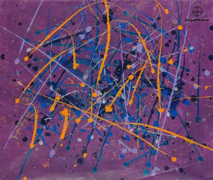 Plum Universe #2 - Original Painting - Jumper Maybach