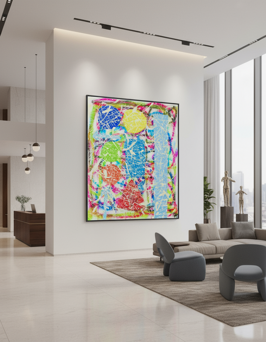 Love all Shapes - Original Painting