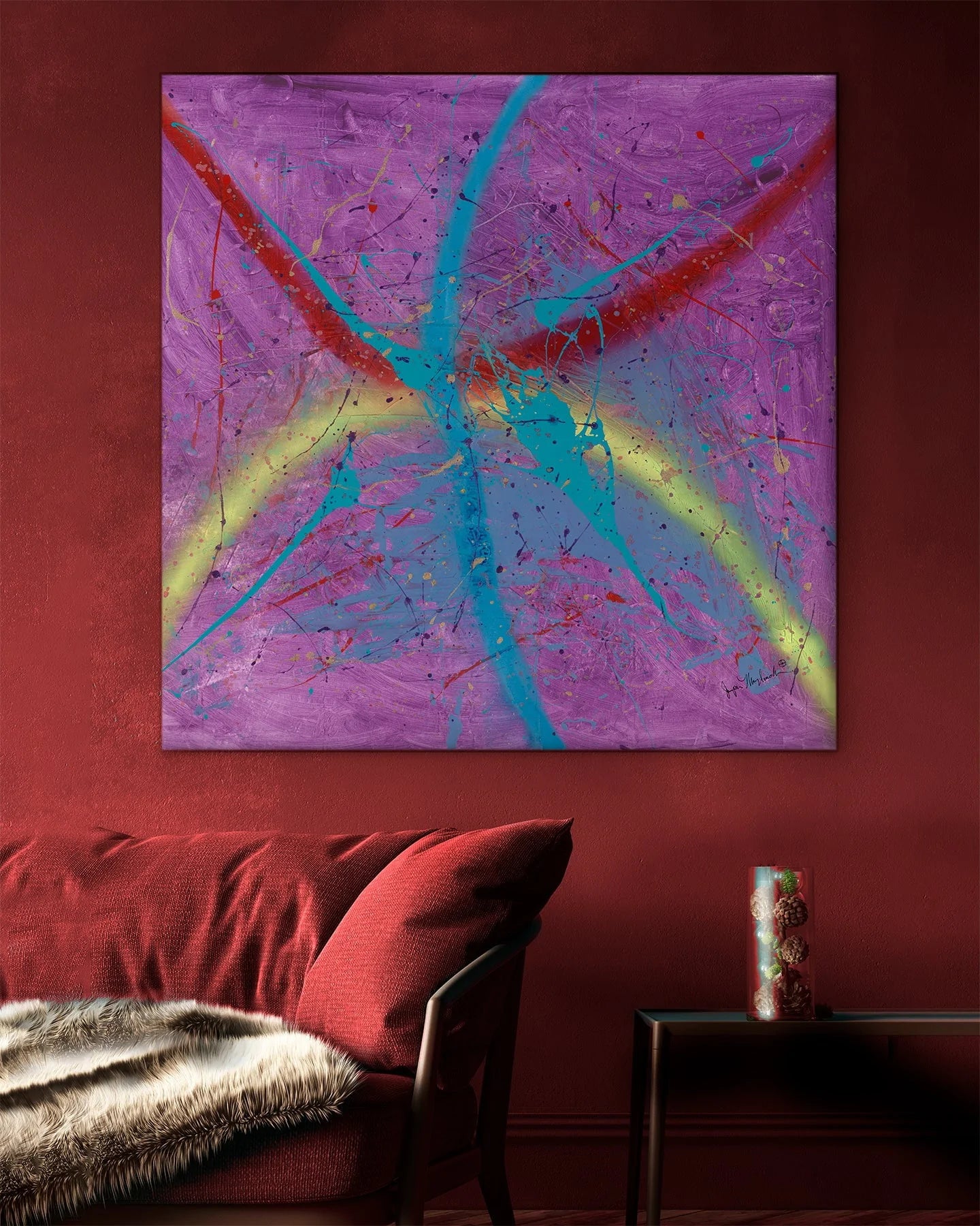 Psychedelic Universe (Embellished Limited Edition-Hand Signed by the Artist)