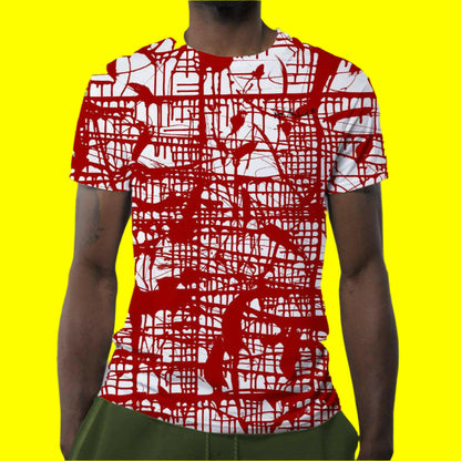 Red Matrix, MEN'S T-Shirt by Jumper Maybach® - Jumper Maybach