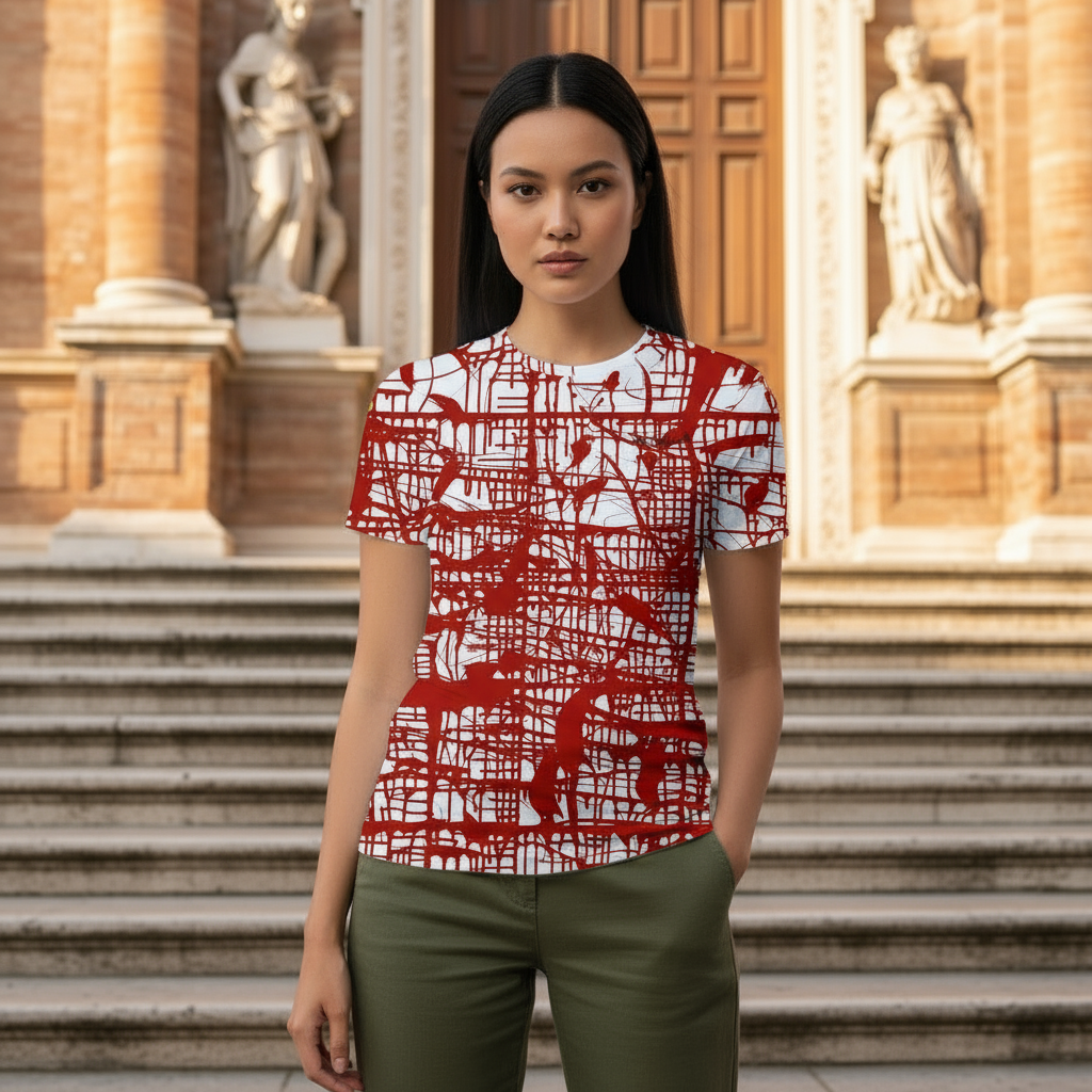 Red Matrix, MEN'S T-Shirt by Jumper Maybach®