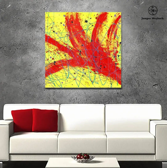 Red Rocket  (Print on Canvas) - Jumper Maybach