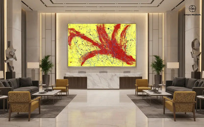 Red Rocket - Original Painting - Jumper Maybach