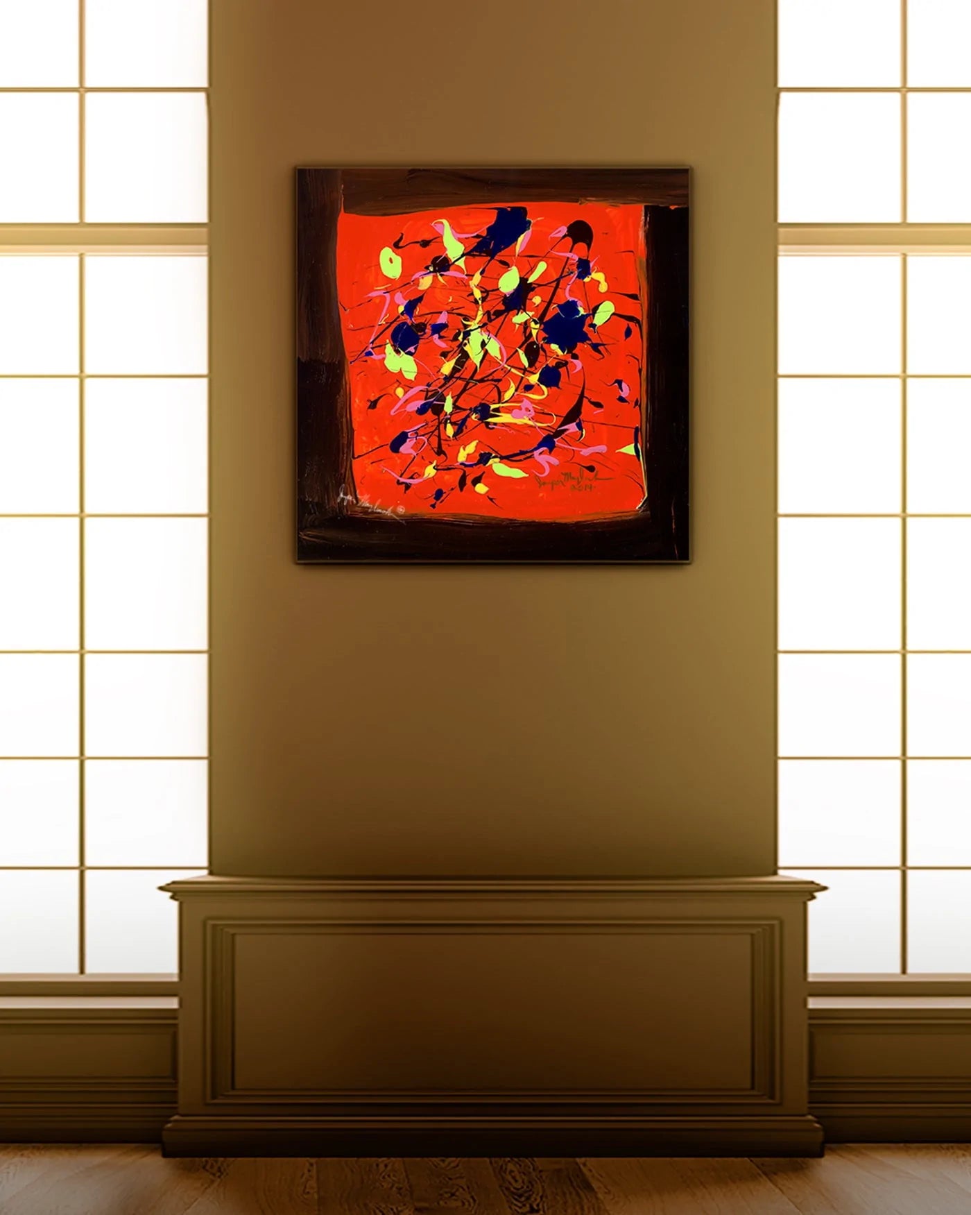 Red Spring (Embellished Limited Edition-Hand Signed by the Artist)