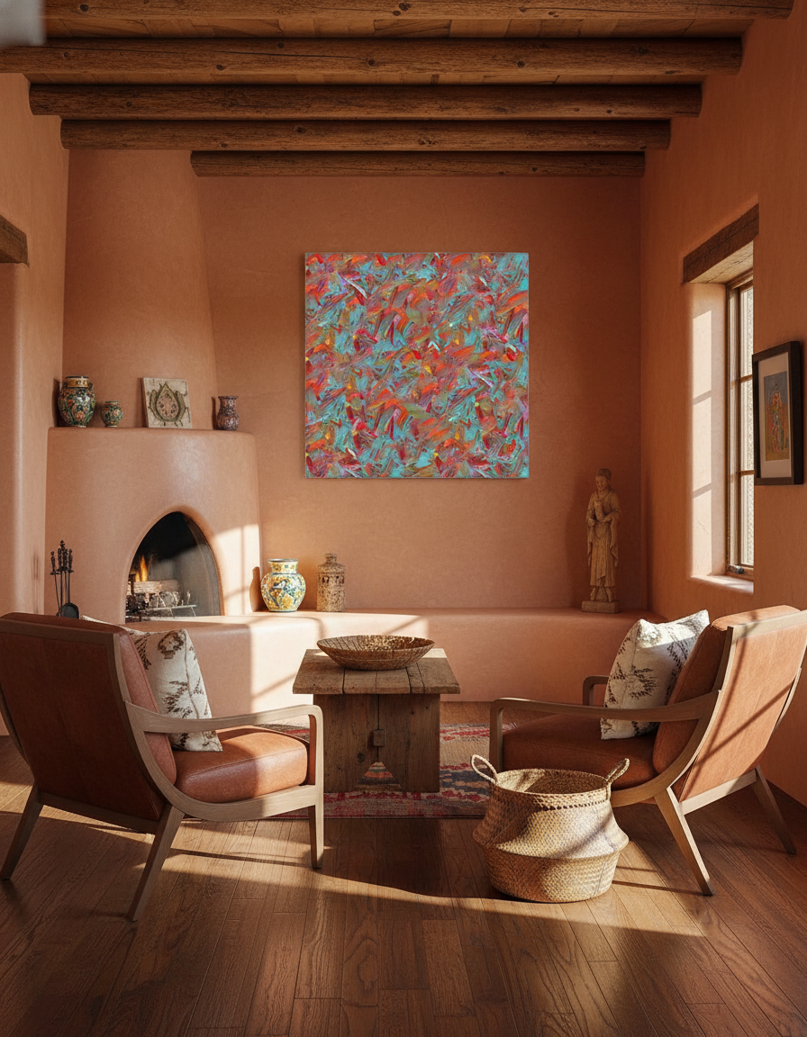 Santa Fe  (Print on Canvas) - Jumper Maybach