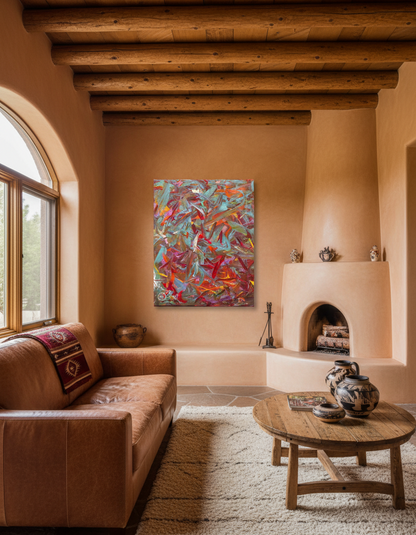 Santa Fe - Original Painting - Jumper Maybach