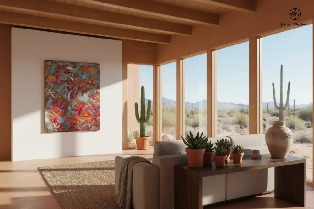 Santa Fe - Original Painting - Jumper Maybach