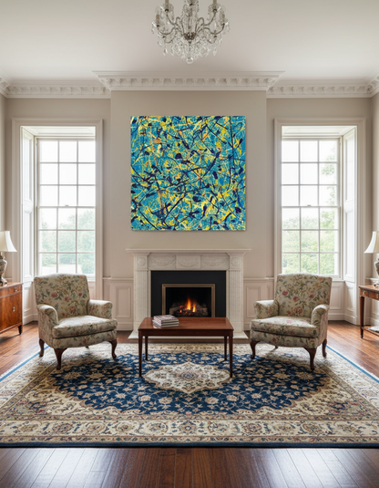 Saturn Sunrise  (Print on Canvas) - Jumper Maybach