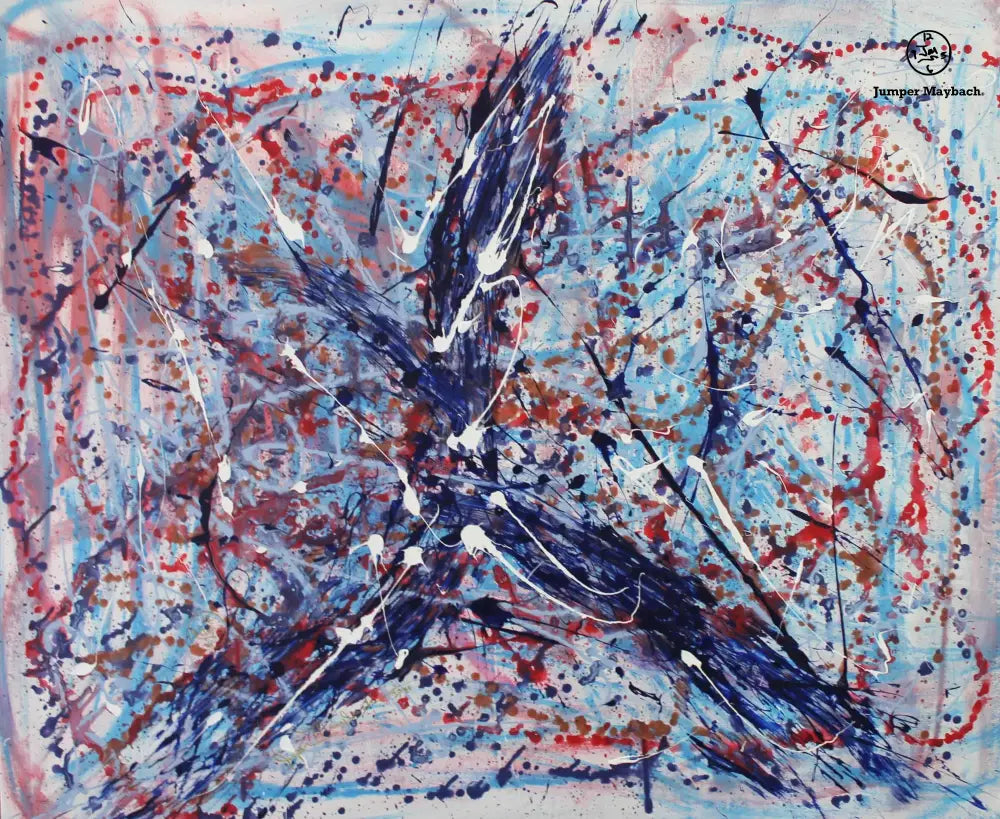 Stars N Stripes Galaxy - Original Painting - Jumper Maybach
