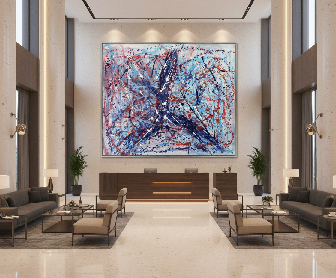 Stars N Stripes Galaxy - Original Painting