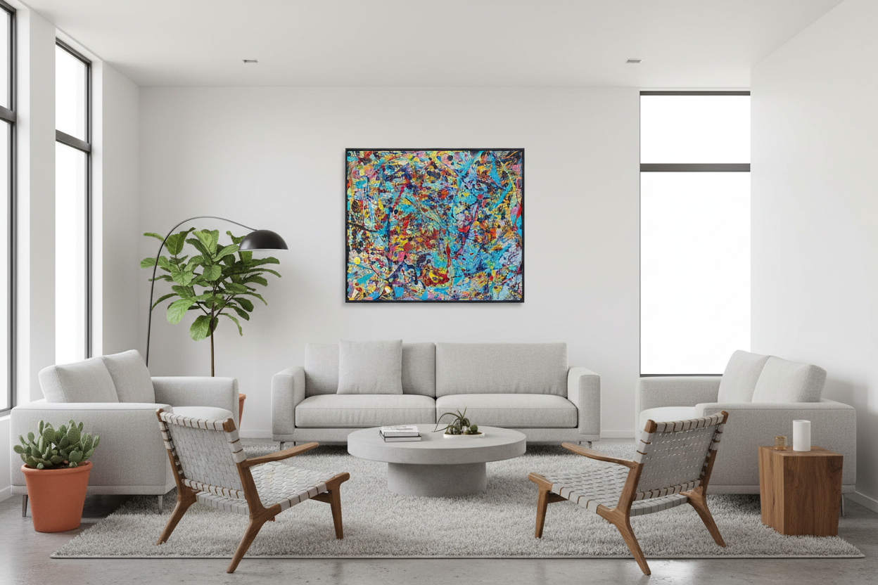 Taffy Galaxy Whew - Original Painting