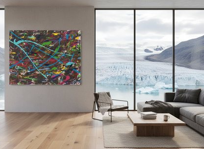 Taffy Explosion #2 - Original Painting - Jumper Maybach